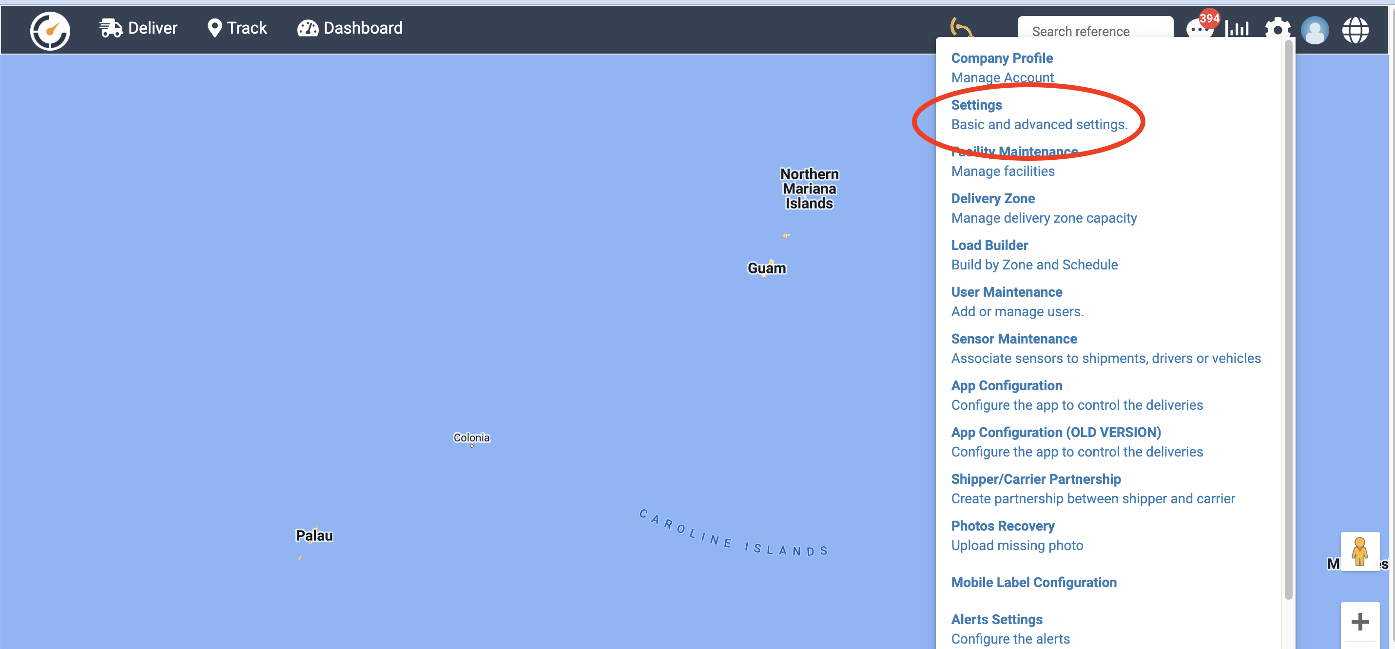 Settings Clockwork Logistics Systems